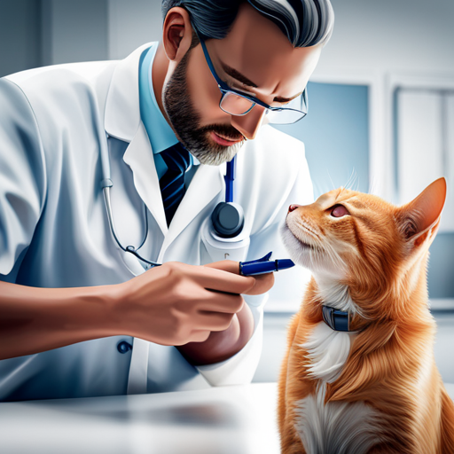 Кот на приеме у ветврача-дерматолога