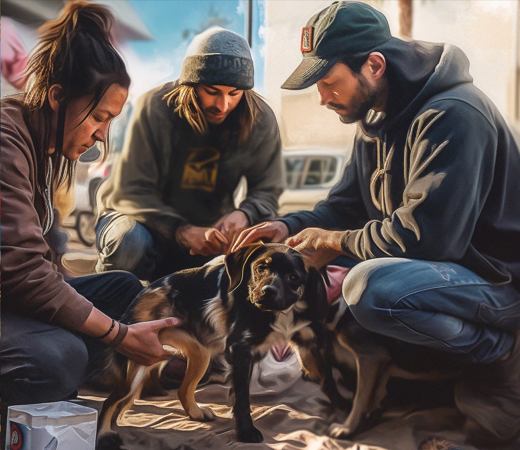 Волонтеры чипируют бездомных животных